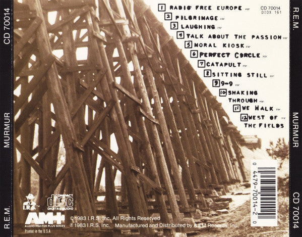 R.E.M. : Murmur (CD, Album, RE)