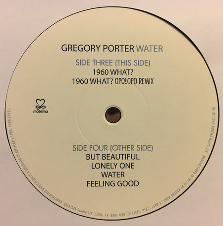 Gregory Porter : Water (2xLP, Album)