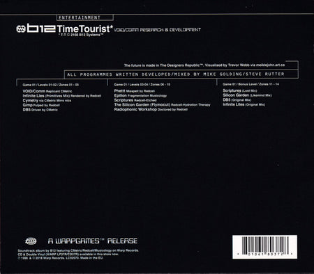 B12 : Time Tourist (CD, Album, RE, Exp)