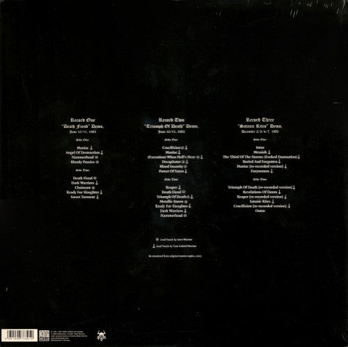 Hellhammer (2) : Demon Entrails (3xLP, Comp, Ltd, RE, RM)