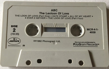 ABC : The Lexicon Of Love (Cass, Album, 29)