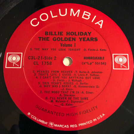 Billie Holiday : The Golden Years (3xLP, Comp, Mono, RE + Box)