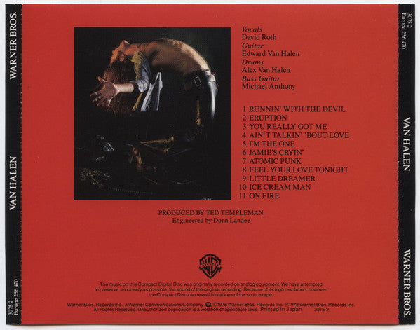 Van Halen : Van Halen (CD, Album, RE, Tar)