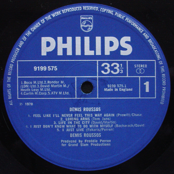 Demis Roussos : Demis Roussos (LP, Album)
