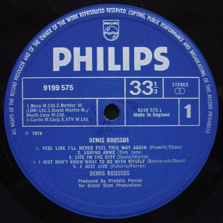 Demis Roussos : Demis Roussos (LP, Album)