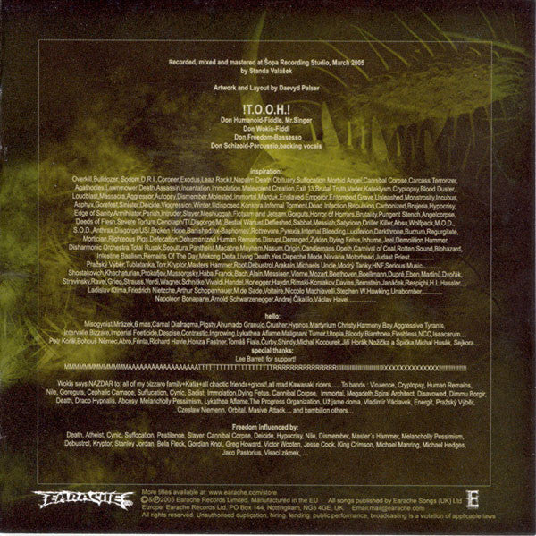 !T.O.O.H.! : Order And Punishment (CD, Album)