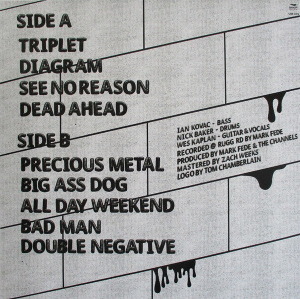 The Channels (7) : Double Negative (12", Album)