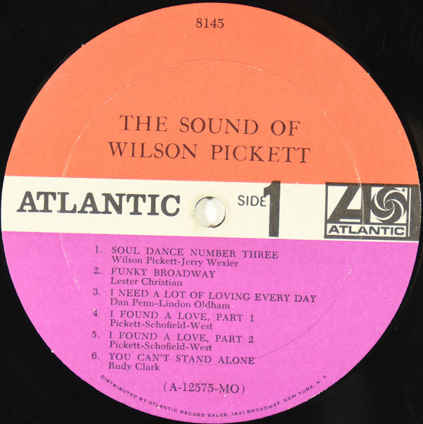 Wilson Pickett : The Sound Of Wilson Pickett (LP, Album, Mono, Mon)