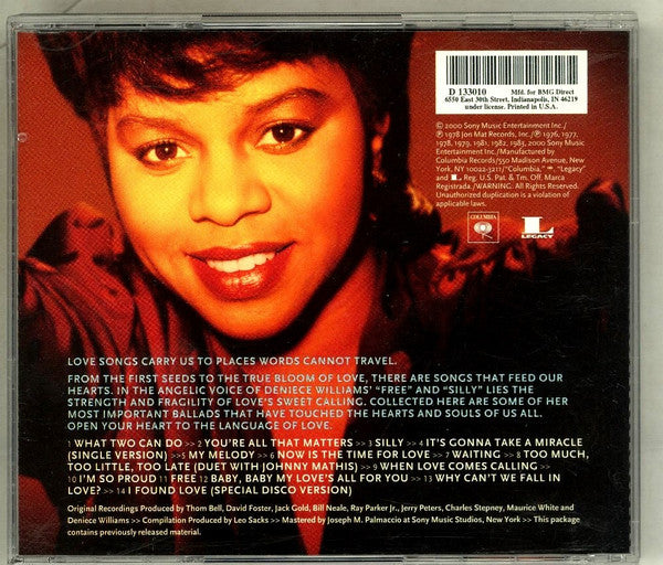 Deniece Williams : Love Songs (CD, Album, Comp, Club)