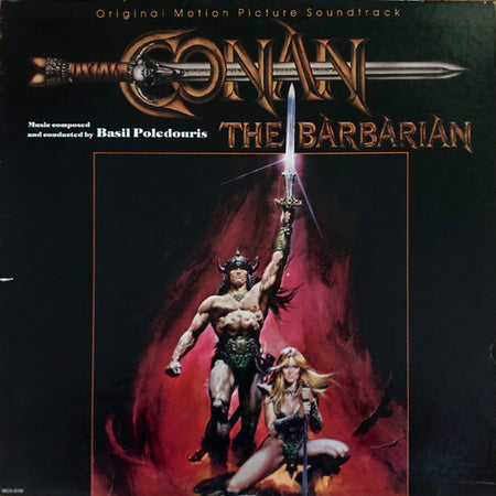 Basil Poledouris : Conan The Barbarian - Original Motion Picture Soundtrack (LP, Album, Pin)