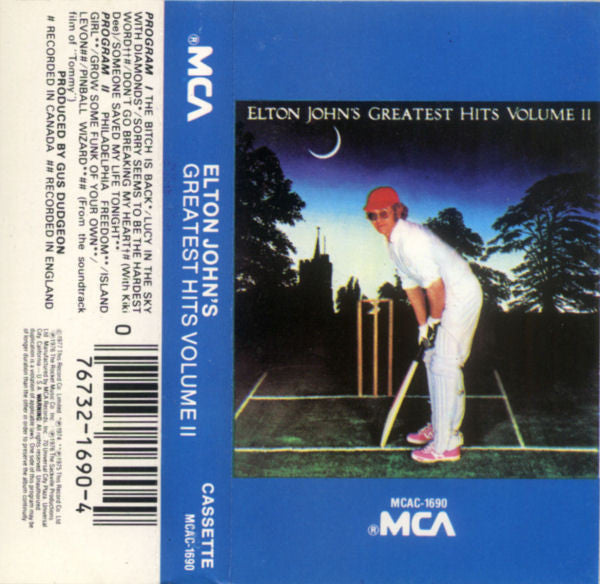 Elton John : Greatest Hits Volume II (Cass, Comp)