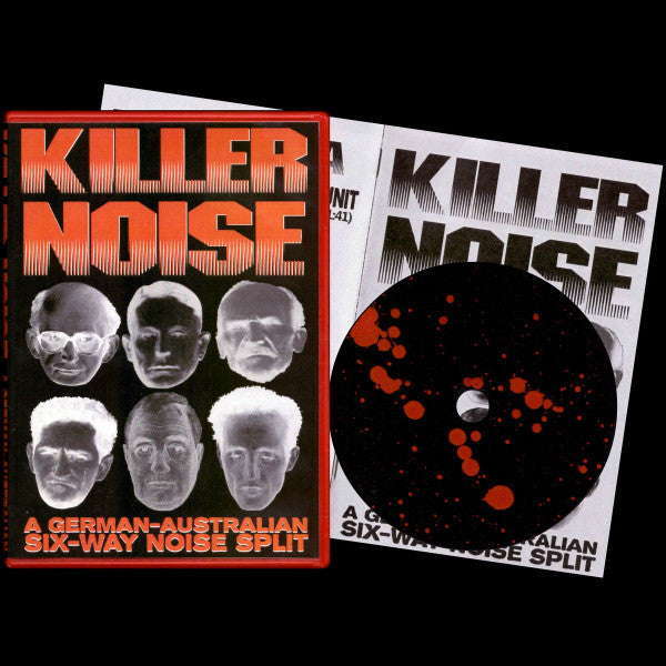 Electro Surgery // Noise Unit, Total Self Indulgence, UN a.k.a. Turds of Prey, SCHöNOBYL, Culture Cripples, Kindstod : KILLER NOISE - A German​-​Australian Six​-​Way Noise Split (CDr, Comp, Ltd, Num, Spr)