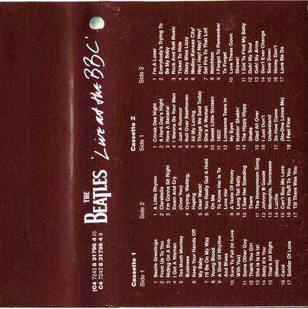 The Beatles : Live At The BBC (2xCass, Comp)