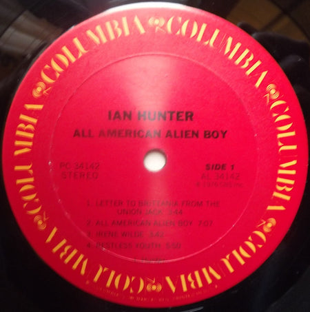 Ian Hunter : All American Alien Boy (LP, Album, RE, Ter)