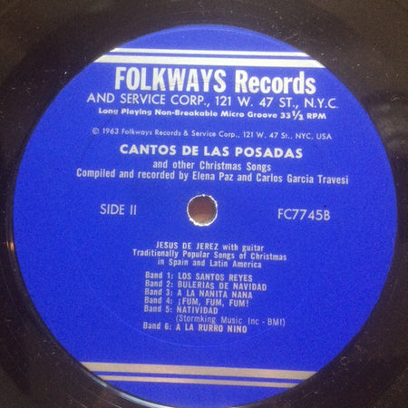 Elena Paz And Carlos Garcia Travesi : Cantos De Las Posadas (LP)