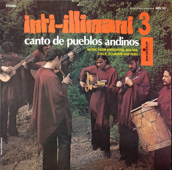 Inti-Illimani* : Inti-Illimani 3 - Canto De Pueblos Andinos (LP, Album)