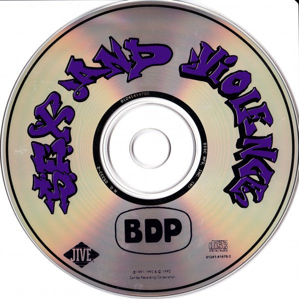 Boogie Down Productions : Sex And Violence (CD, Album)