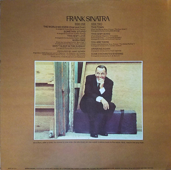 Frank Sinatra : The World We Knew (LP, Album, Pit)