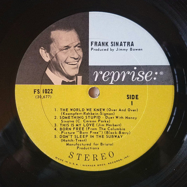 Frank Sinatra : The World We Knew (LP, Album, Pit)