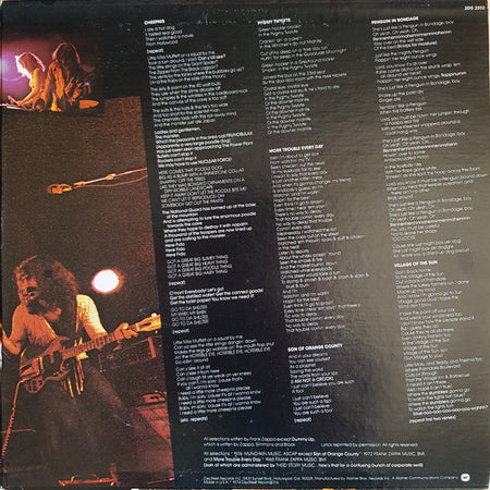 Zappa* / Mothers* : Roxy & Elsewhere (2xLP, Album, Jac)