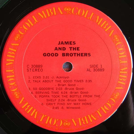 James And The Good Brothers : James And The Good Brothers (LP, Album)