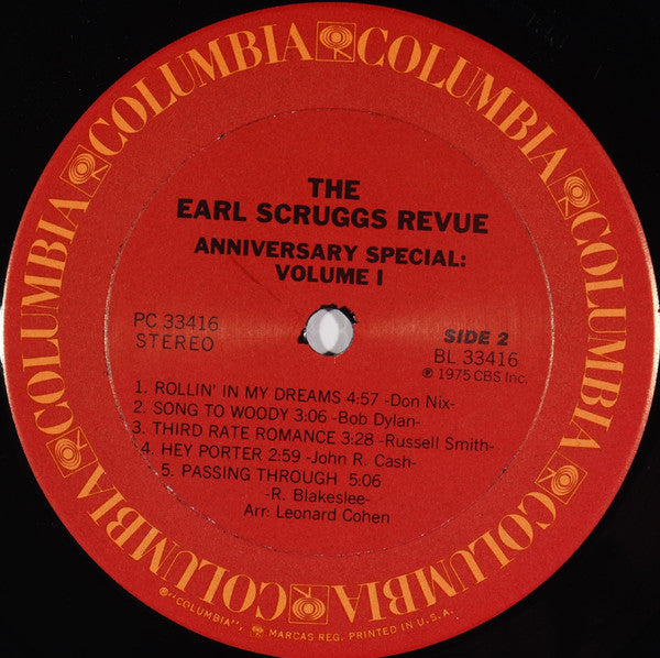 Earl Scruggs Revue : Anniversary Special Volume One (LP, Album, Ter)