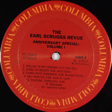 Earl Scruggs Revue : Anniversary Special Volume One (LP, Album, Ter)
