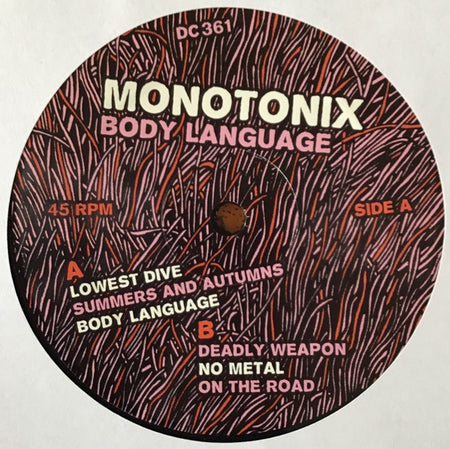 Monotonix : Body Language (12", EP)