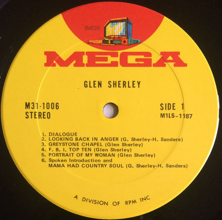 Glen Sherley : Glen Sherley (LP, Gat)
