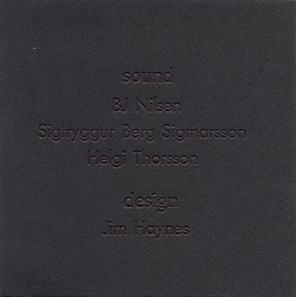 BJ Nilsen & Stilluppsteypa : Passing Out (CD, Album, Whi)