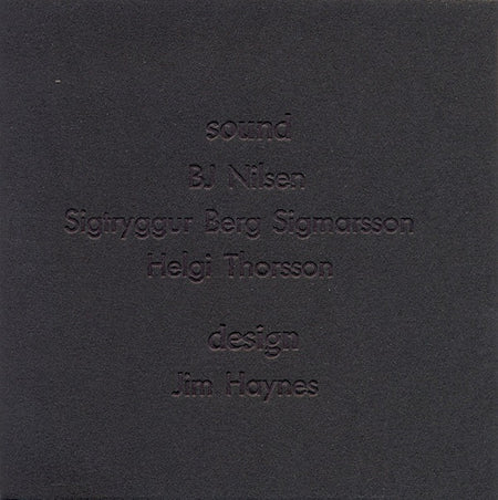 BJ Nilsen & Stilluppsteypa : Passing Out (CD, Album, Whi)