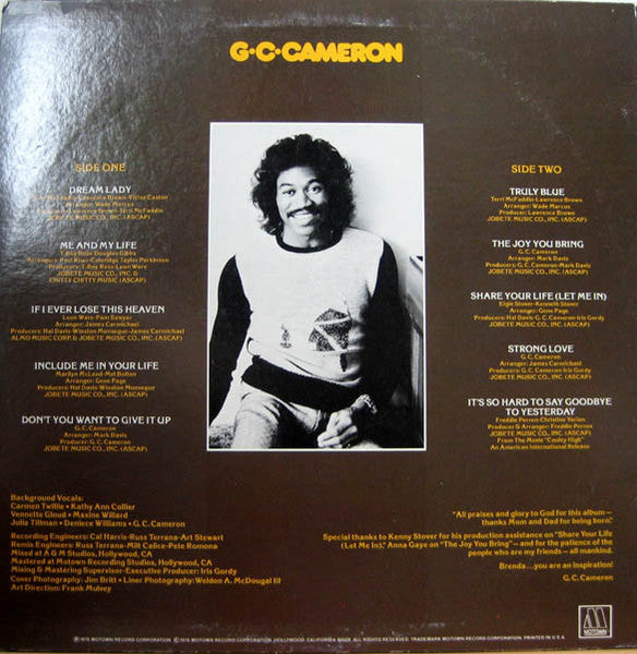 G.C. Cameron : G.C. Cameron (LP, Album)
