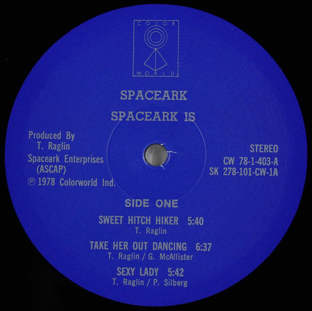 Spaceark : Spaceark Is (LP, Album, RE, RM, S/Edition)