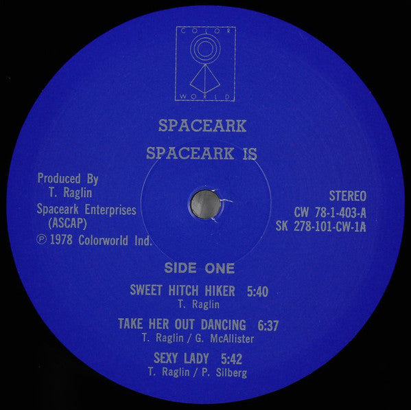 Spaceark : Spaceark Is (LP, Album, RE, RM, S/Edition)