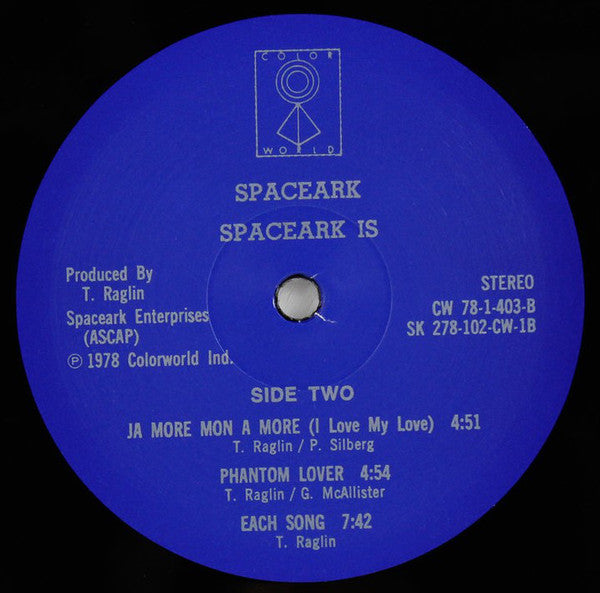 Spaceark : Spaceark Is (LP, Album, RE, RM, S/Edition)