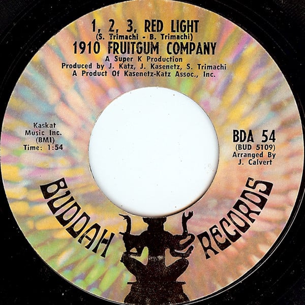 1910 Fruitgum Company : 1, 2, 3, Red Light (7", Single, Pit)