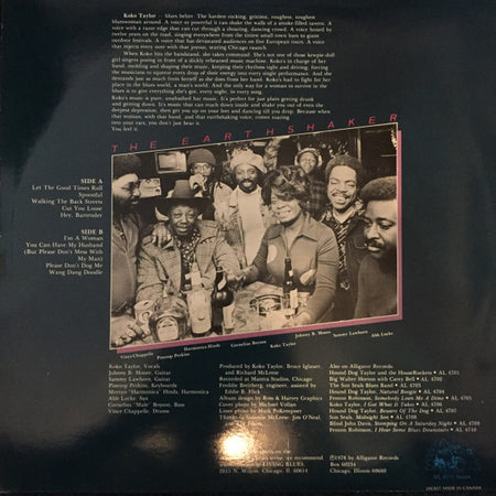 Koko Taylor : The Earthshaker (LP, Album)