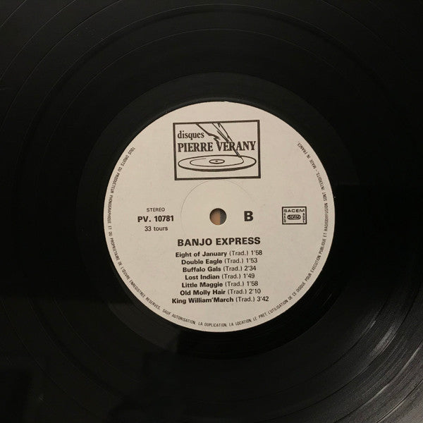 Banjo Express : Country Music - Old-Time - Bluegrass (LP, Album, Gat)