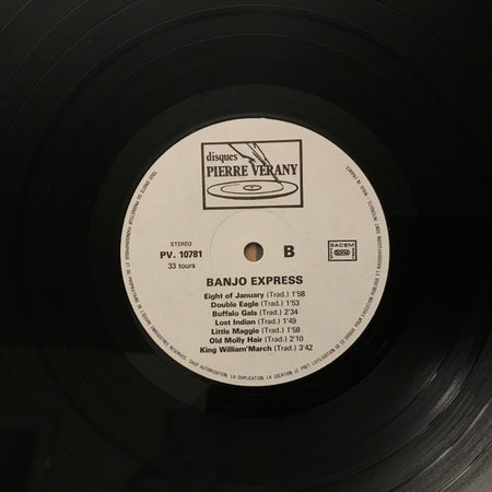 Banjo Express : Country Music - Old-Time - Bluegrass (LP, Album, Gat)