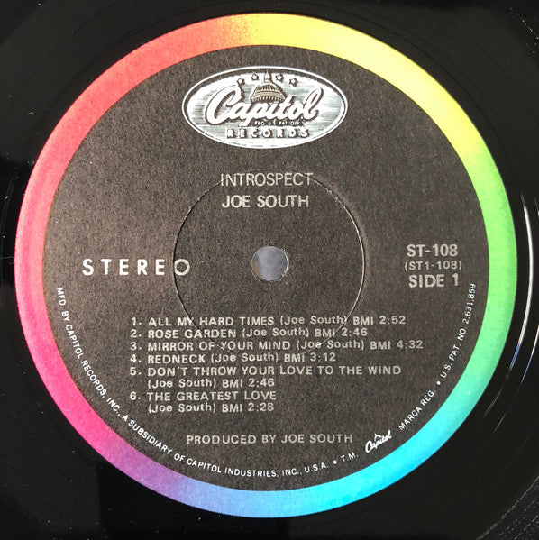Joe South : Introspect (LP, Album, Los)