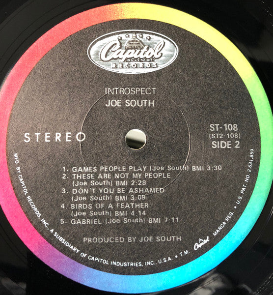 Joe South : Introspect (LP, Album, Los)