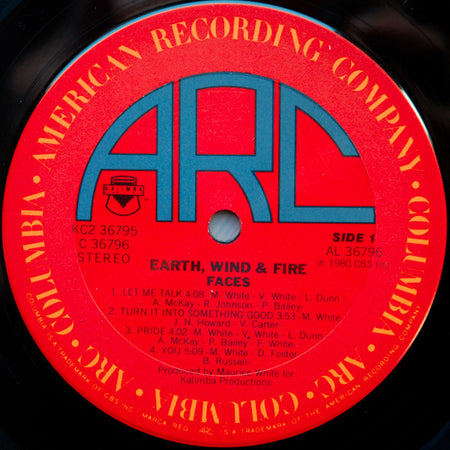 Earth, Wind & Fire : Faces (2xLP, Album, Ter)