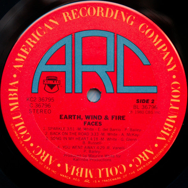 Earth, Wind & Fire : Faces (2xLP, Album, Ter)