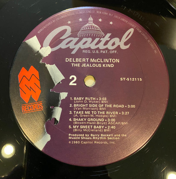 Delbert McClinton : The Jealous Kind (LP, Album, Club)