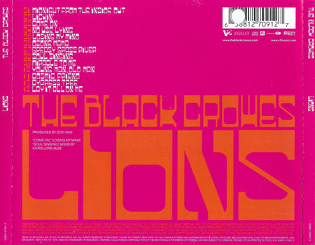 The Black Crowes : Lions (CD, Album, Enh)