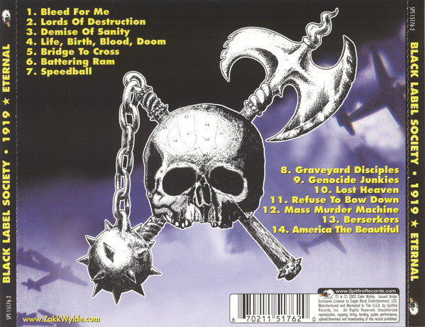 Black Label Society : 1919 Eternal (CD, Album)