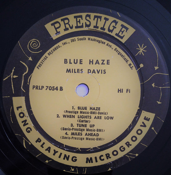 Miles Davis : Blue Haze (LP, Comp, Mono, RE, RM, RP)