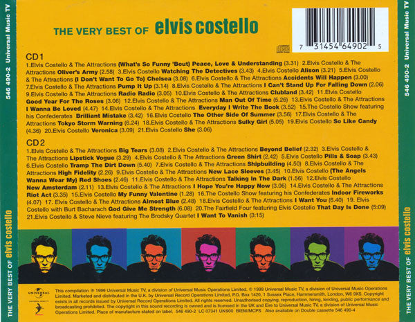 Elvis Costello : The Very Best Of Elvis Costello (2xCD, Comp)