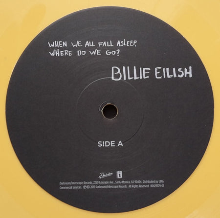 Billie Eilish : When We All Fall Asleep, Where Do We Go? (LP, Album, Pal)