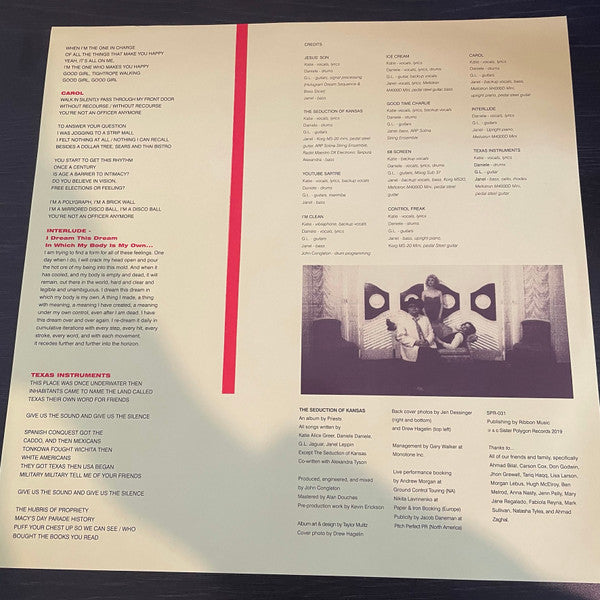 Priests (2) : The Seduction Of Kansas (LP, Album, Dlx, Pin)